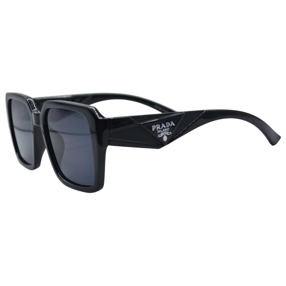 Prada Women’s Sunglasses | Black Frame | Gray Lenses | 55-20-144 | Italy - Picture 7 of 13